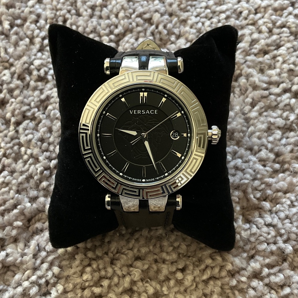 VERSACE watch, quartz, near mint condition